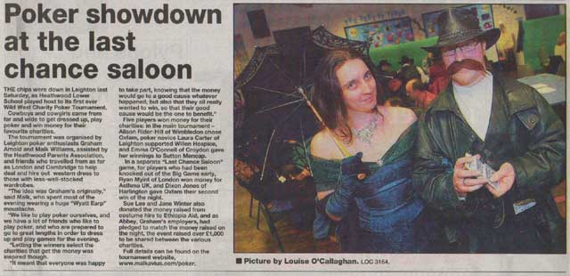 Article from Leighton Buzzard Observer - Click to see Large Version. Article from Leighton Buzzard Observer